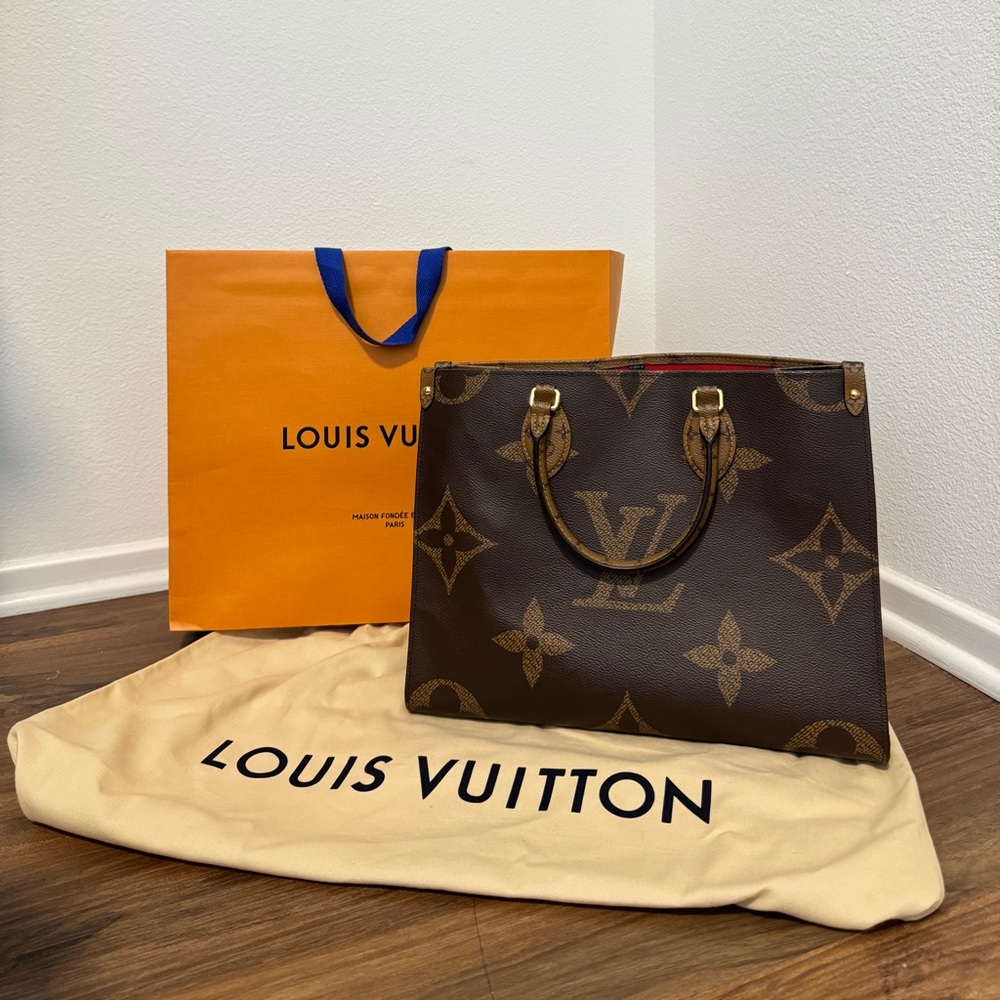 Louis Vuitton Brown Monogram Tote